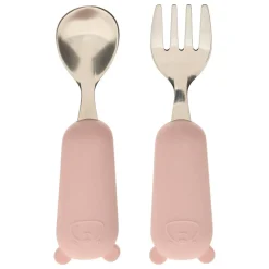Atmosphera Accessoires Bébé*Set couverts enfant "Yum" Rose