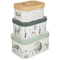 Atmosphera Boîtes, Petits Rangements*Set de 3 boîtes de rangement enfant Multicolore