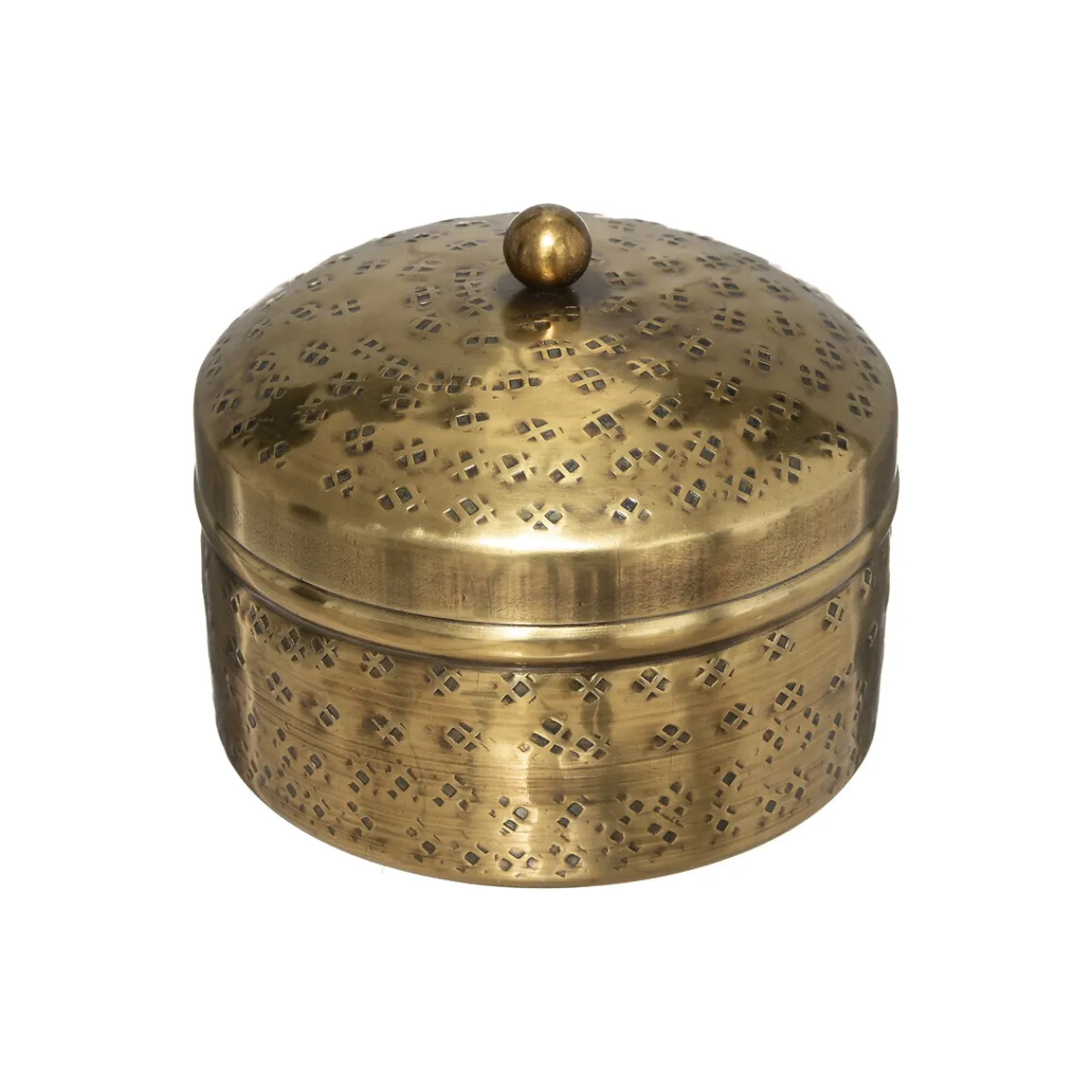 Atmosphera Voir Tout |Boites De Rangement*Set de 2 boîtes "Oasis", métal Blanc