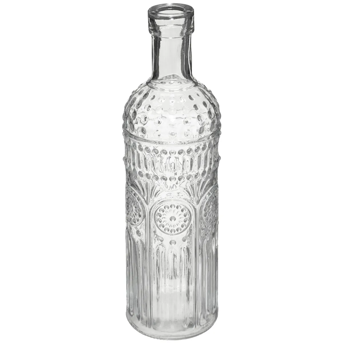 Atmosphera Vases*Set de 3 bouteilles "Folk" Ambre