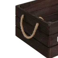 Atmosphera Boites De Rangement*Set de 3 cagettes bois 