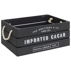 Atmosphera Boites De Rangement*Set de 3 cagettes bois 