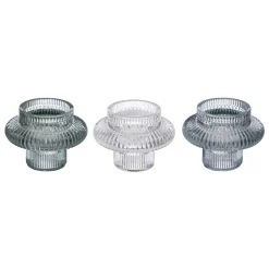 Atmosphera Photophores, Bougeoirs*Set de 3 chandeliers "Night" Doré