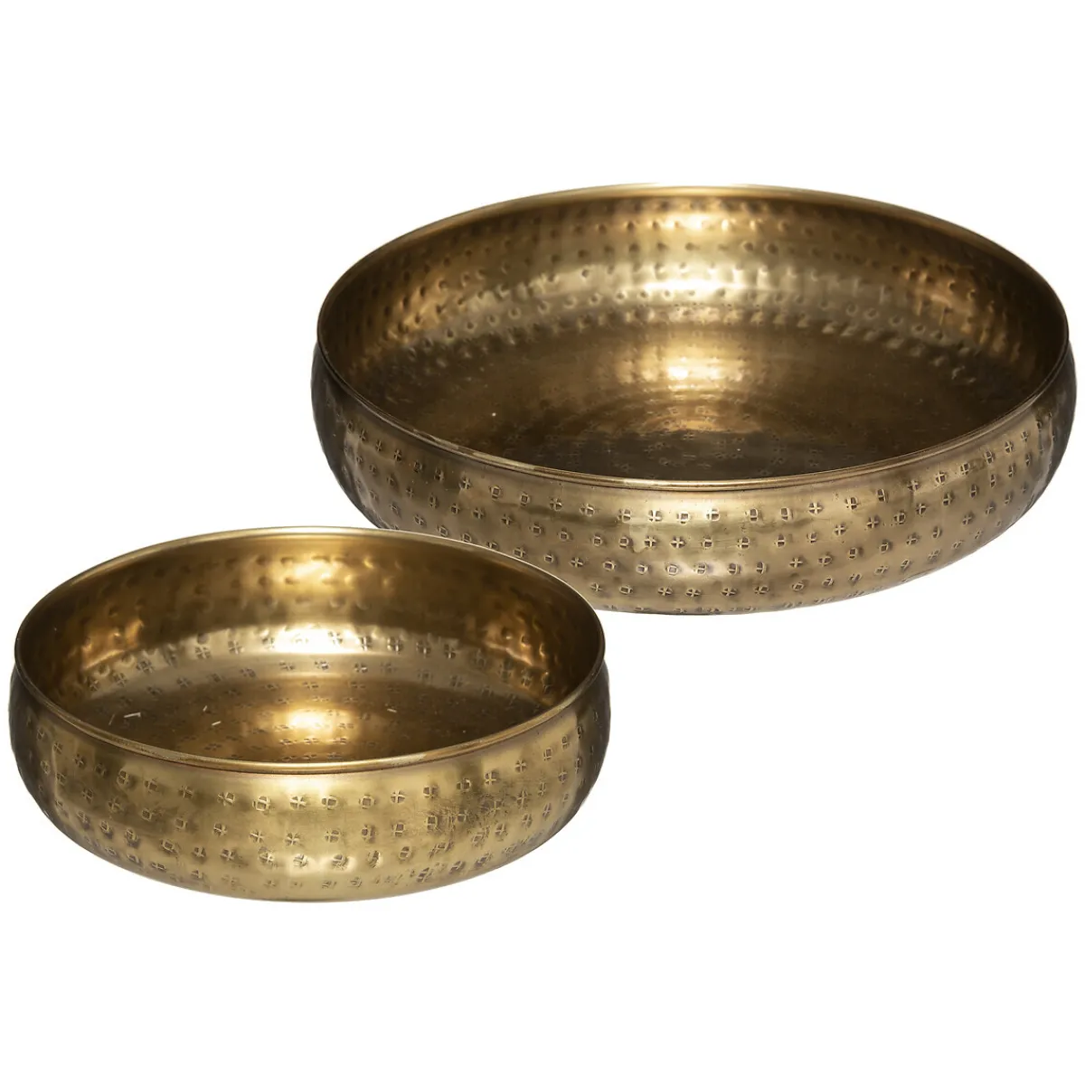 Atmosphera Plateaux*Set de 2 coupes "Oasis" Beige