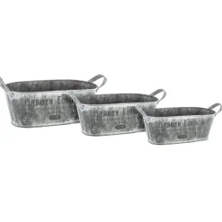 Atmosphera Pots De Fleurs*Set de 3 jardinieres Blanc
