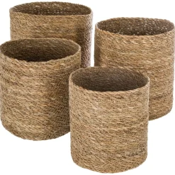 Atmosphera Voir Tout |Paniers De Rangement*Set de 4 paniers Beige