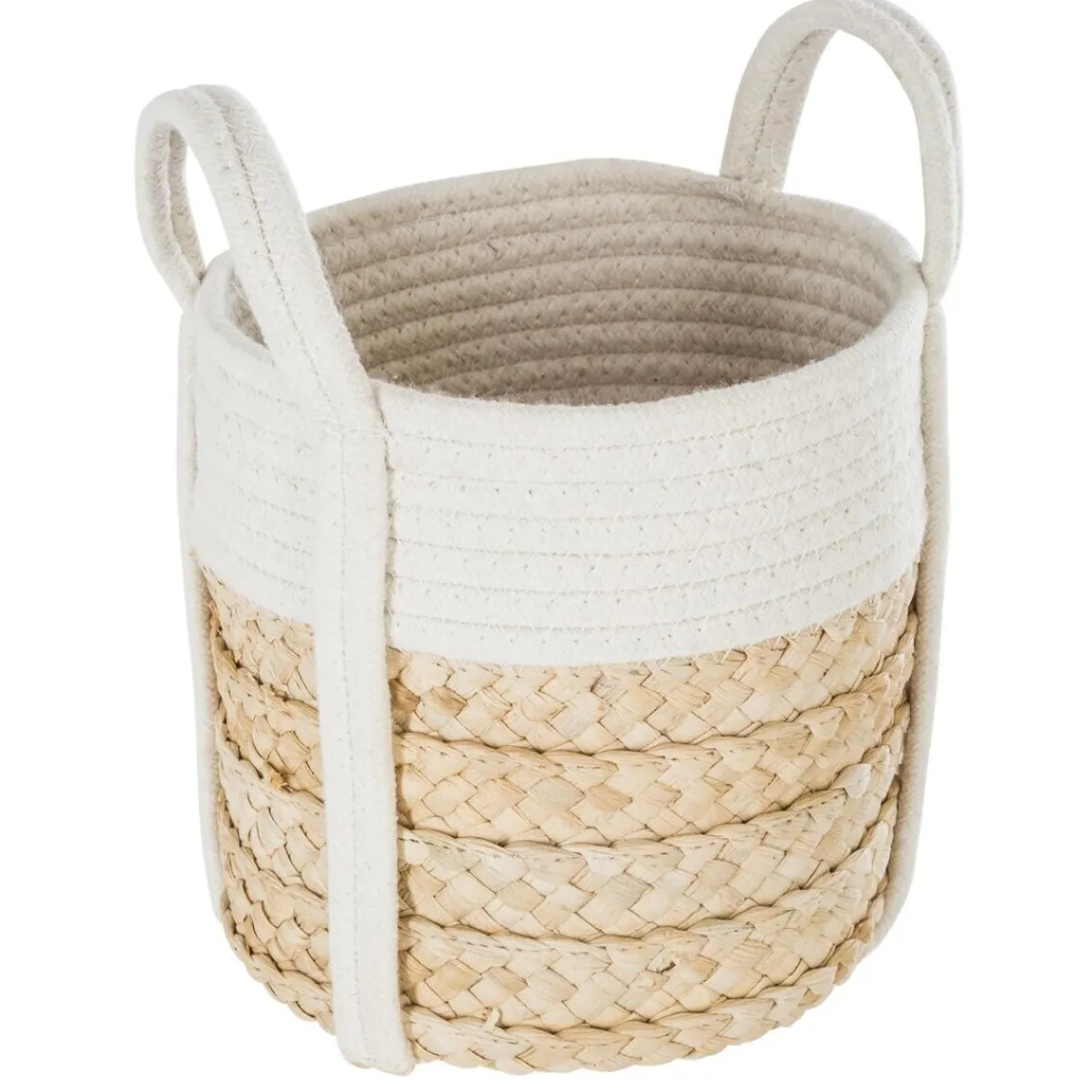 Atmosphera Paniers De Rangement*Set de 4 paniers à anses Marron
