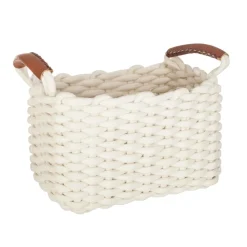 Atmosphera Voir Tout |Paniers De Rangement*Set de 3 paniers à anses rectangulaires 