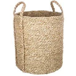 Atmosphera Voir Tout |Paniers De Rangement*Set de 3 paniers à anses ronds Beige
