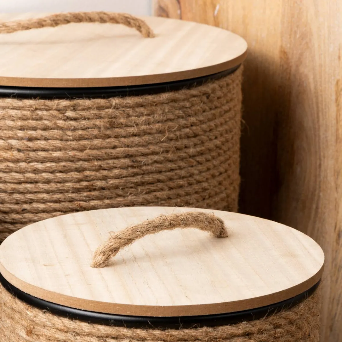 Atmosphera Malles|Voir Tout *Set de 3 paniers "Bill" Multicolore
