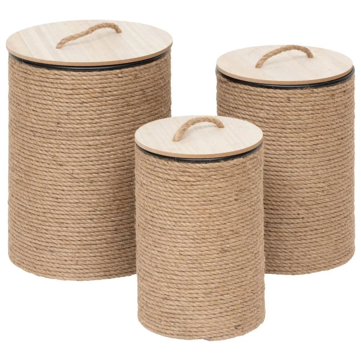 Atmosphera Malles|Voir Tout *Set de 3 paniers "Bill" Multicolore