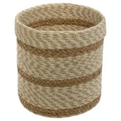 Atmosphera Voir Tout |Paniers De Rangement*Set de 4 paniers, jute Beige