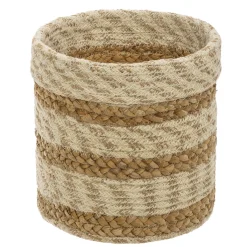 Atmosphera Voir Tout |Paniers De Rangement*Set de 4 paniers, jute Beige