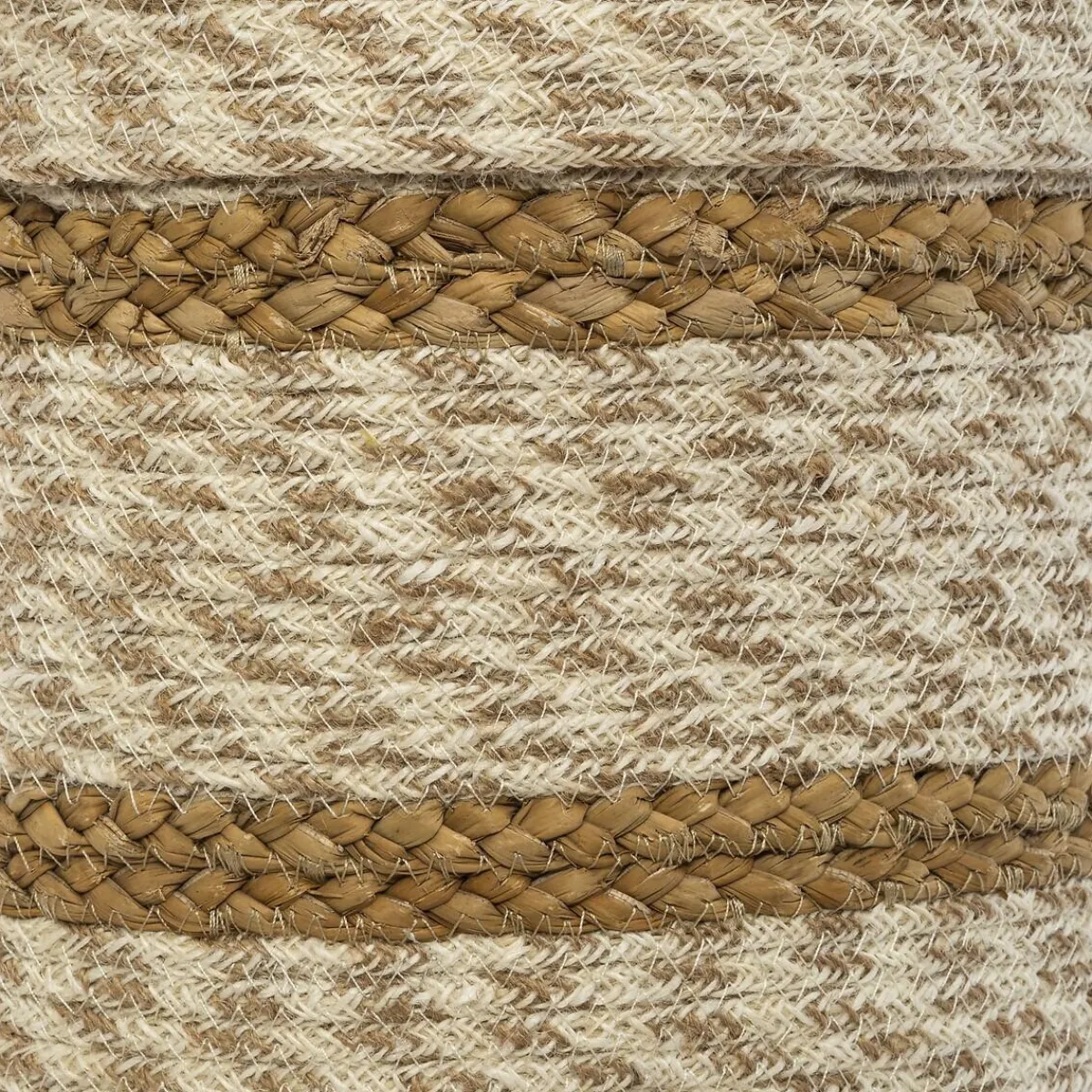 Atmosphera Voir Tout |Paniers De Rangement*Set de 4 paniers, jute Beige