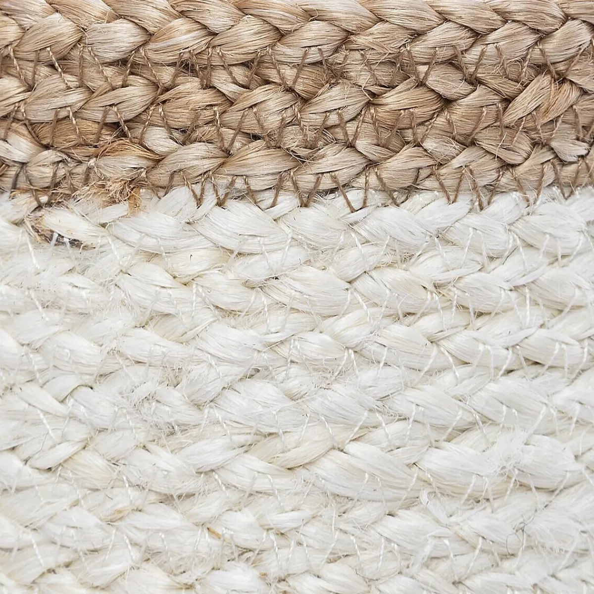 Atmosphera Voir Tout |Paniers De Rangement*Set de 3 paniers, jute Beige