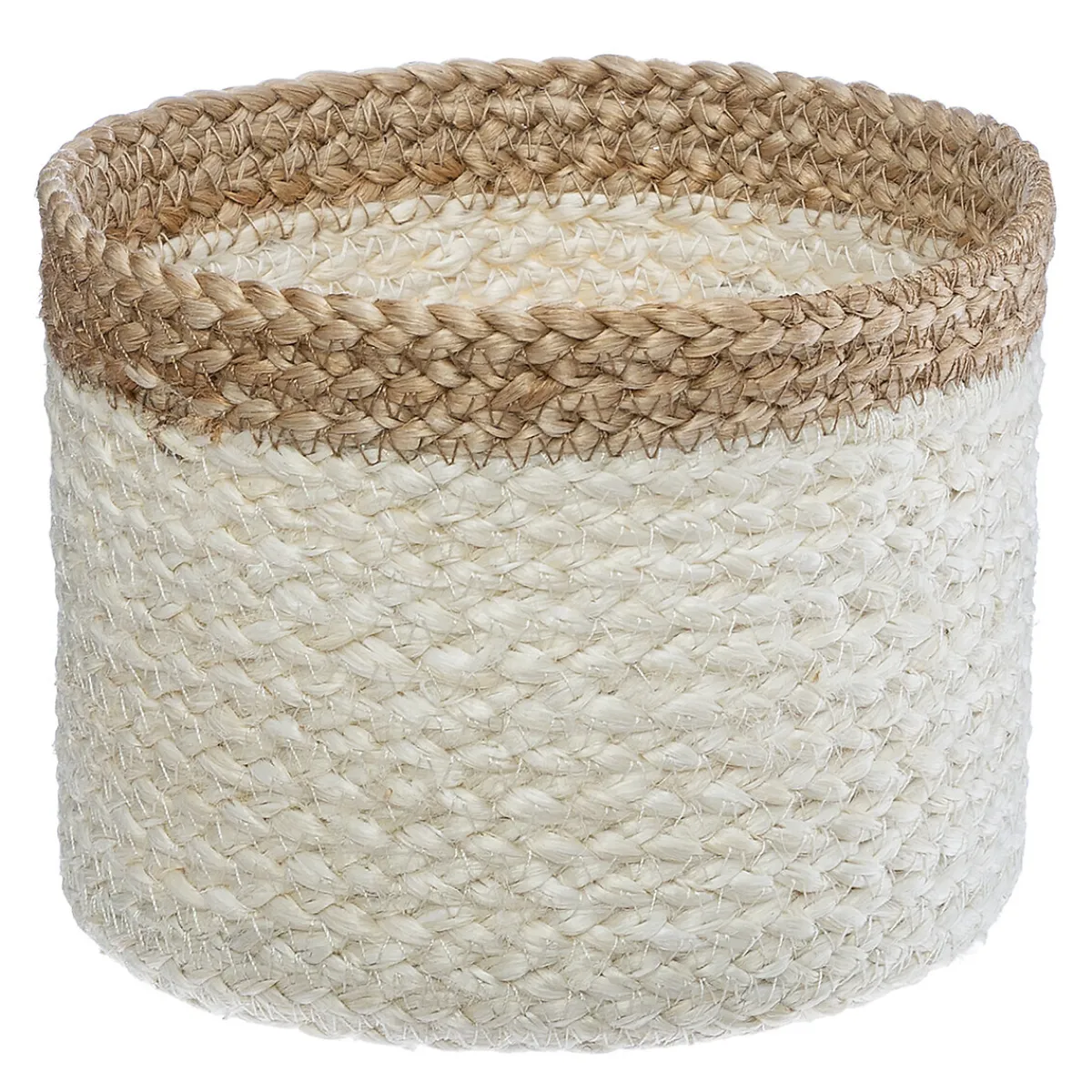 Atmosphera Voir Tout |Paniers De Rangement*Set de 3 paniers, jute Beige