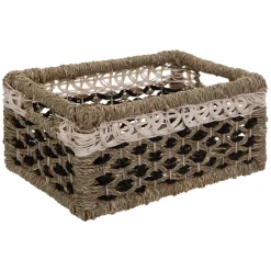 Atmosphera Paniers De Rangement*Set de 8 paniers rectangulaires Beige