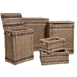 Atmosphera Paniers De Rangement*Set de 5 paniers rectangulaires Modèle1