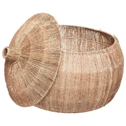 Atmosphera Voir Tout |Paniers De Rangement*Set de 2 paniers ronds "Balaya" Beige