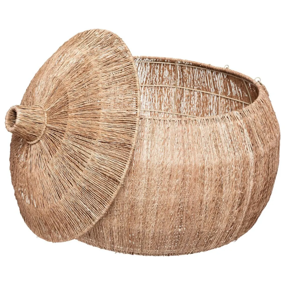 Atmosphera Voir Tout |Paniers De Rangement*Set de 2 paniers ronds "Balaya" Beige