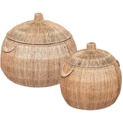 Atmosphera Voir Tout |Paniers De Rangement*Set de 2 paniers ronds