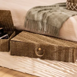 Atmosphera Paniers De Rangement*Set de 2 paniers XL "Cora" Beige