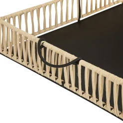 Atmosphera Plateaux*Set de 2 plateaux "Cosy" Argent