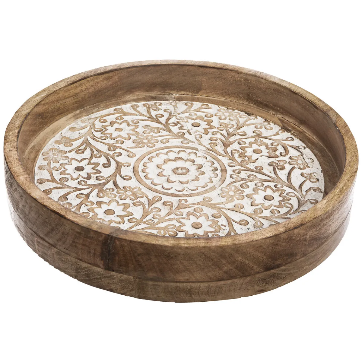 Atmosphera Plateaux*Set de 2 plateaux "Ritual" Beige