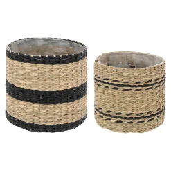 Atmosphera Pots De Fleurs*Set de 2 pots Boisnaturel