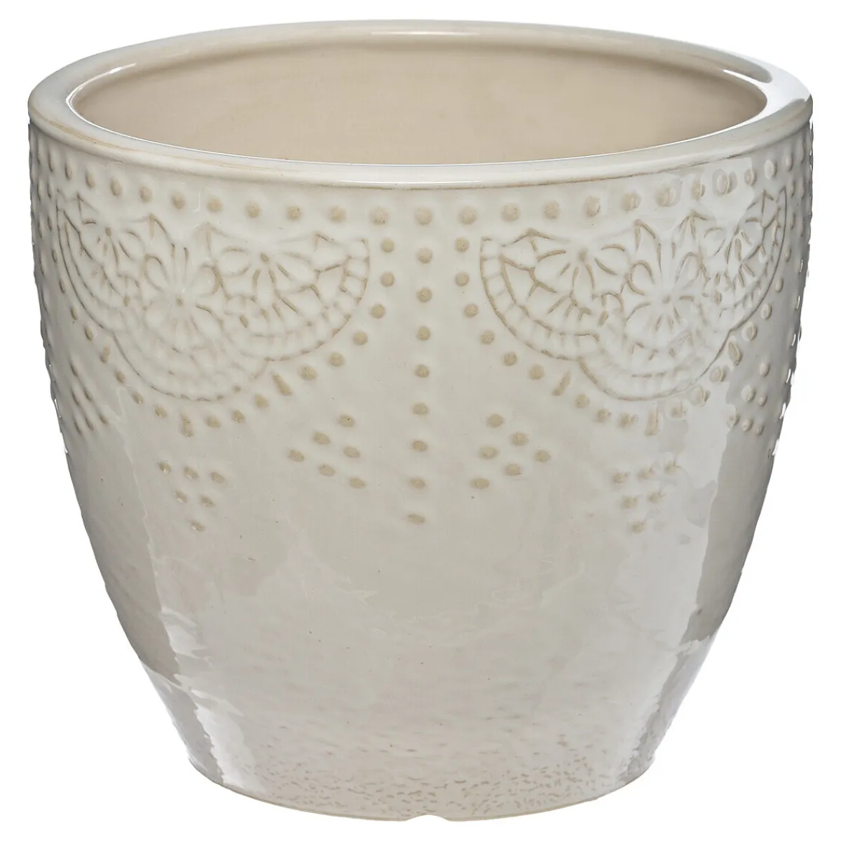 Atmosphera Pots De Fleurs*Set de 3 pots "Bijoux" Noir