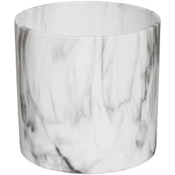 Atmosphera Pots De Fleurs*Set de 2 pots, céramique/marbre Blanc