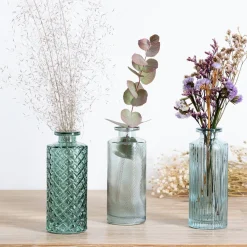 Atmosphera Vases*Set de 3 soliflores MarronTonka