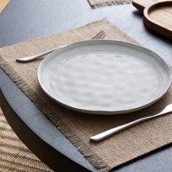 Atmosphera Sets De Table, Serviettes|Sets De Table*Set de table à franges, jute "Ambre" Blanc