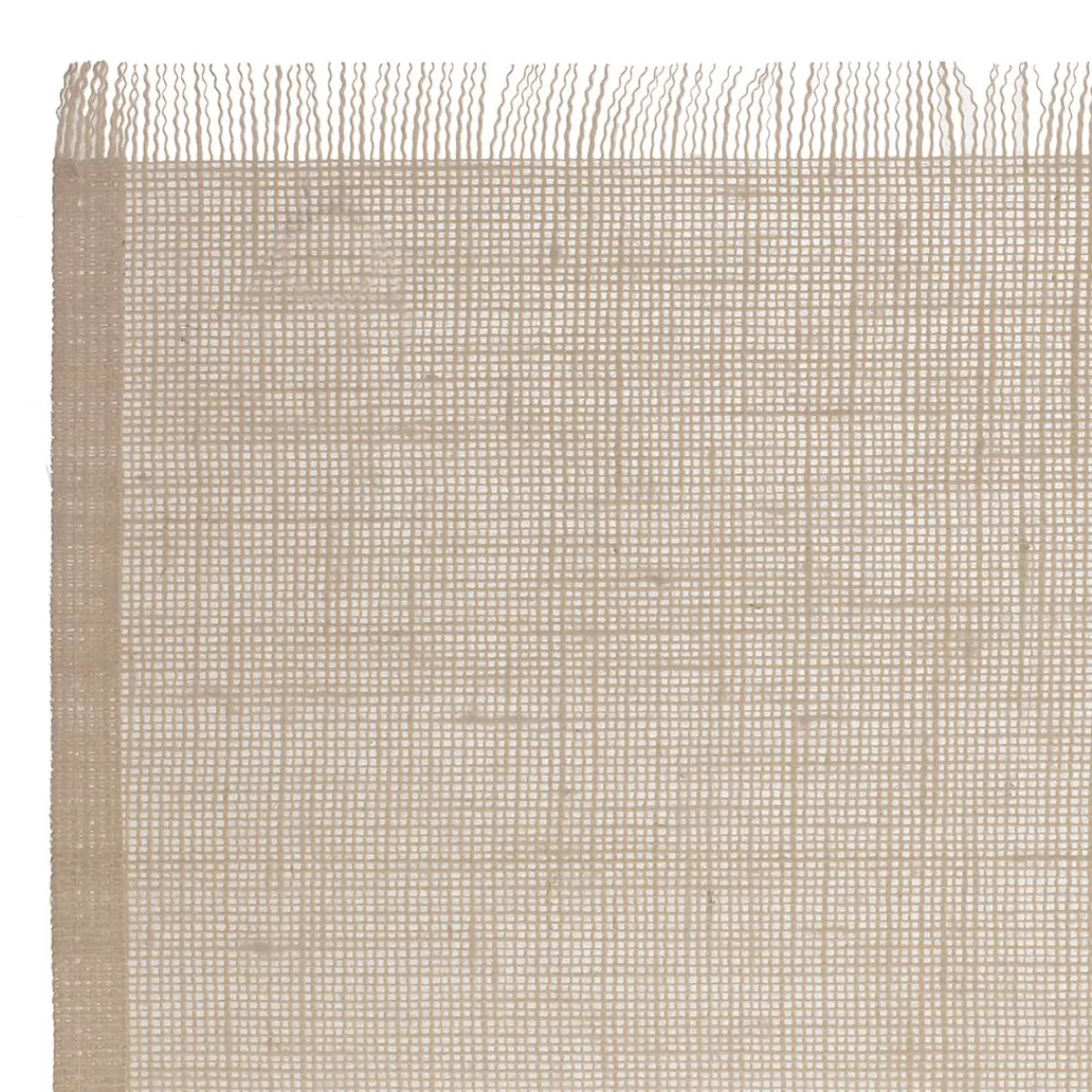 Atmosphera Sets De Table, Serviettes|Sets De Table*Set de table à franges, jute "Ambre" Blanc