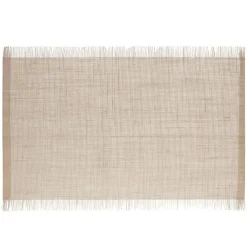 Atmosphera Sets De Table, Serviettes|Sets De Table*Set de table à franges, jute