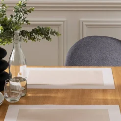Atmosphera Sets De Table, Serviettes|Sets De Table*Set de table  "Granita" Gris