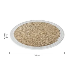 Atmosphera Sets De Table, Serviettes|Sets De Table*Set de table  "Happy Pop" Beige