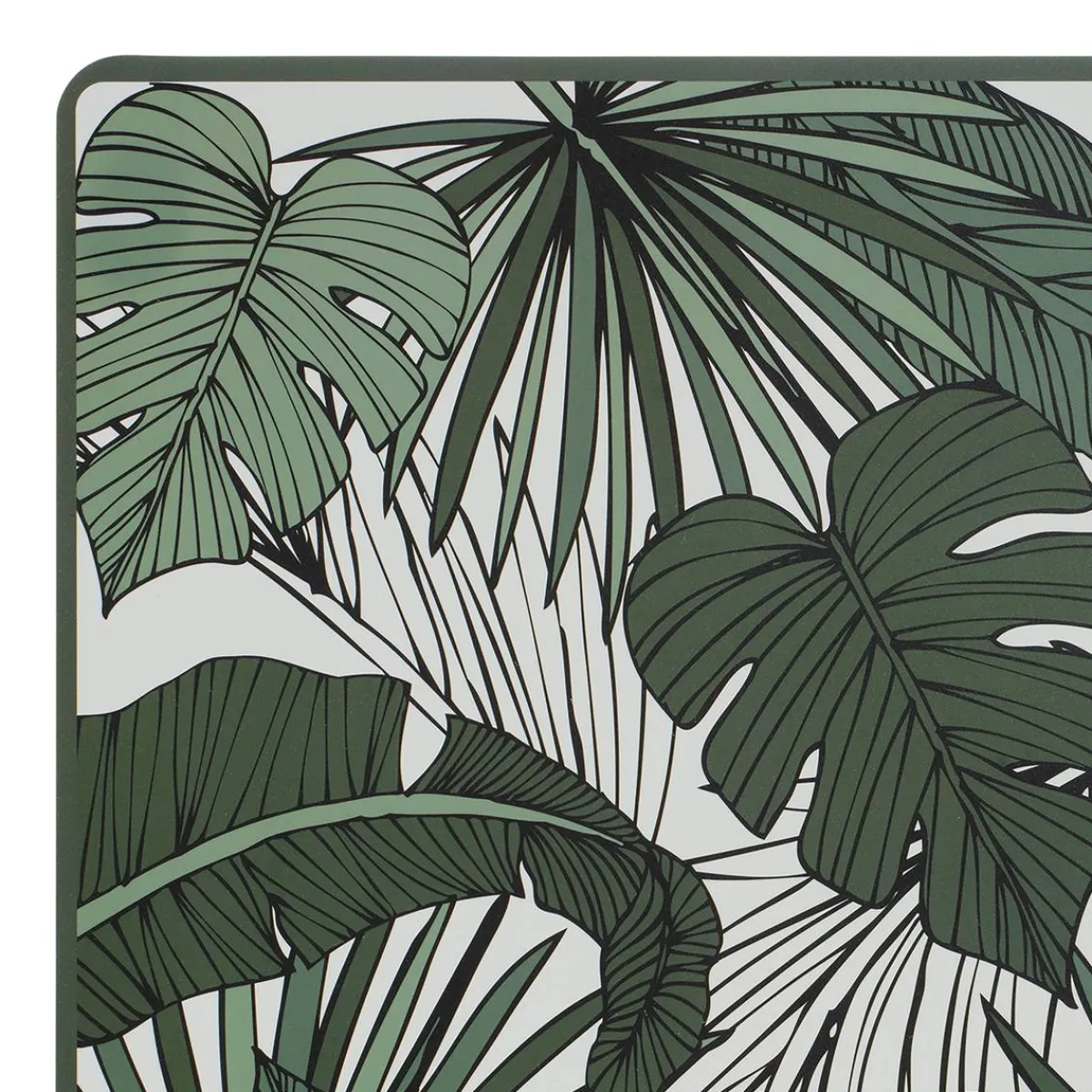 Atmosphera Sets De Table, Serviettes|Sets De Table*Set de table "Jungle" Noir