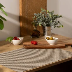 Atmosphera Sets De Table, Serviettes|Sets De Table*Set de table  "Maoli" Noir