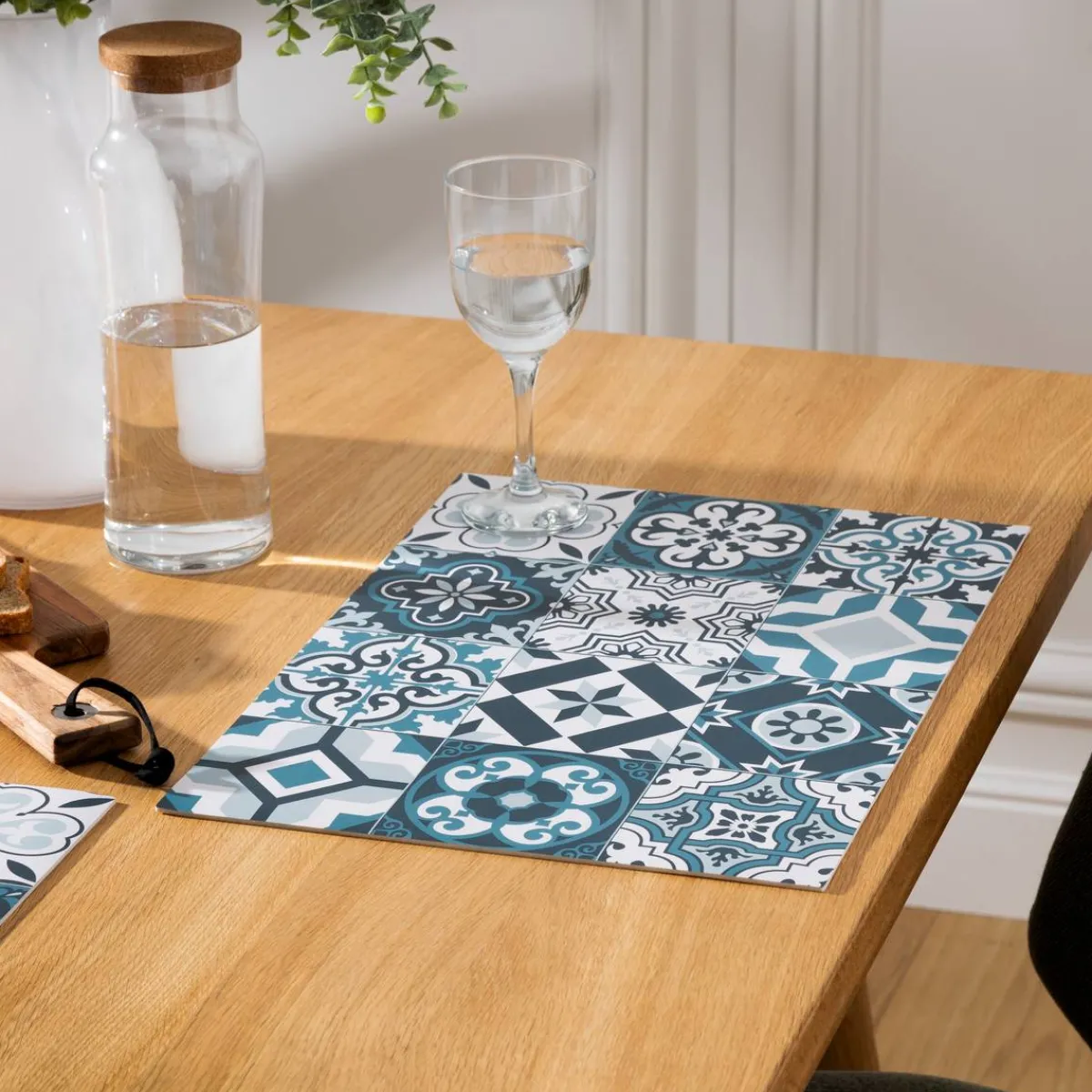 Atmosphera Sets De Table, Serviettes|Art De La Table D'Extérieur*Set de table mosaïque "Vinyl" Transparent