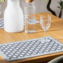 Atmosphera Art De La Table D'Extérieur*Set de table mosaïque "Vinyl" Transparent