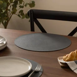 Atmosphera Sets De Table, Serviettes|Sets De Table*Set de table rond  "Tenor" Jacinthed'eau