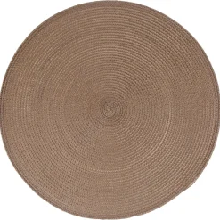 Atmosphera Sets De Table, Serviettes|Sets De Table*Set de table tressé rond "Tresse" Blanc