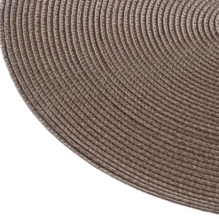 Atmosphera Sets De Table, Serviettes|Sets De Table*Set de table tressé rond "Tresse" Blanc