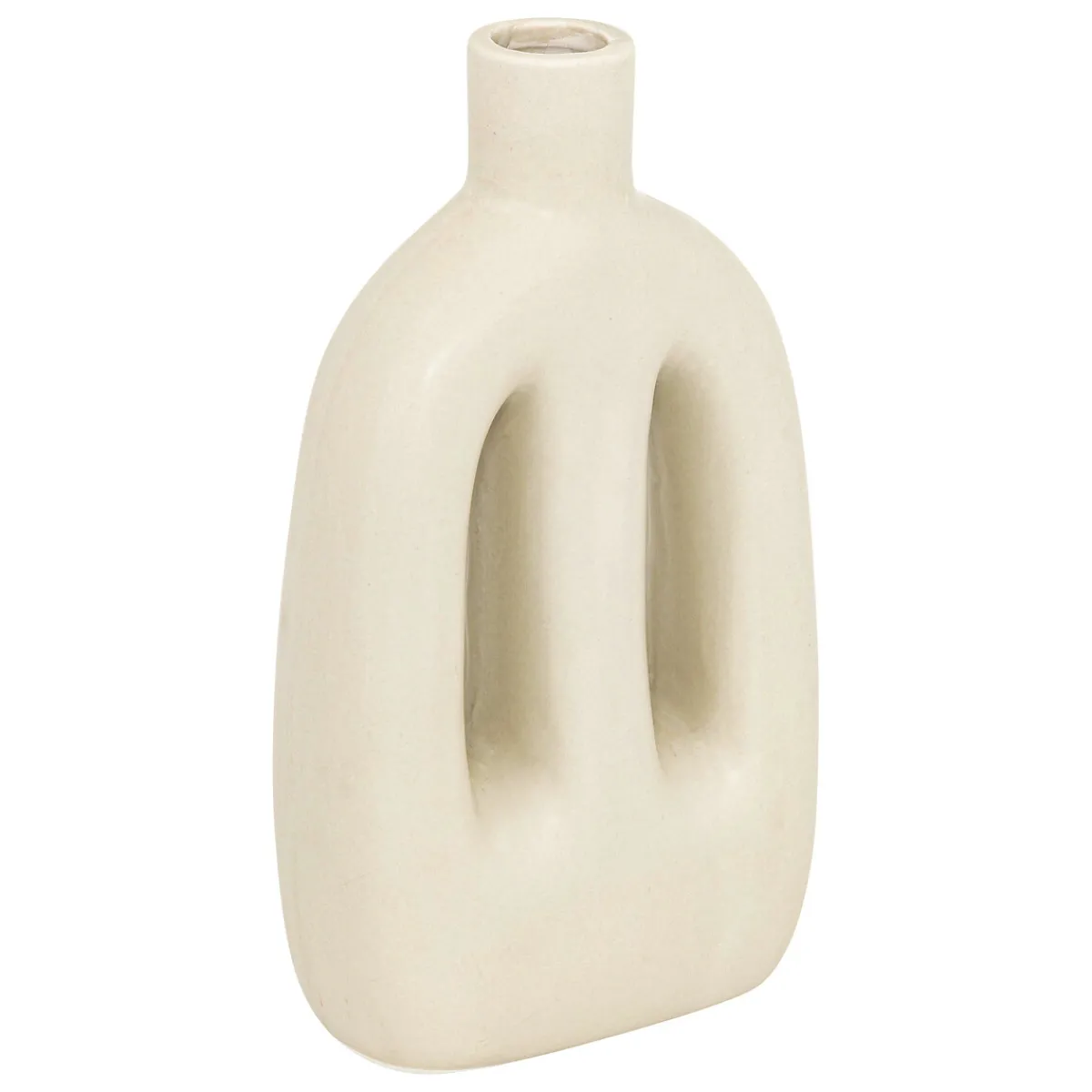 Atmosphera Vases*Set de 2 vases "Inuit dreams" écru