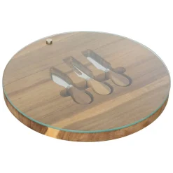 Atmosphera Plats De Service, Présentoirs*Set à fromage  "Mina" Blanc