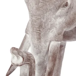 Atmosphera Statuettes, Figurines*Statue éléphant "Jade" Blanc