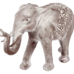 Atmosphera Statuettes, Figurines*Statue éléphant "Jade" Blanc