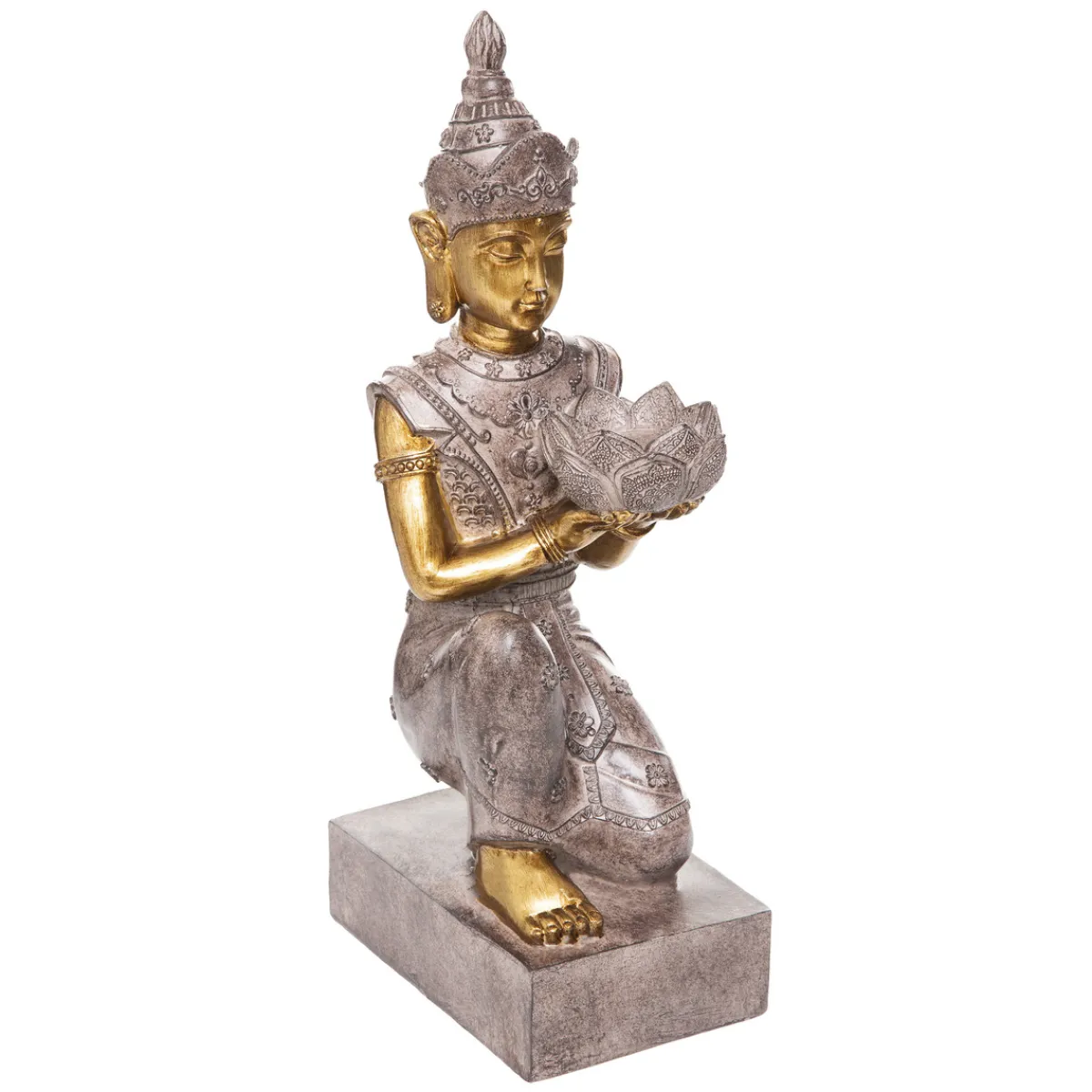 Atmosphera Statuettes, Figurines*Statuette bouddha Beige