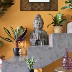 Atmosphera Statuettes, Figurines*Statuette "Bouddha" buste Or